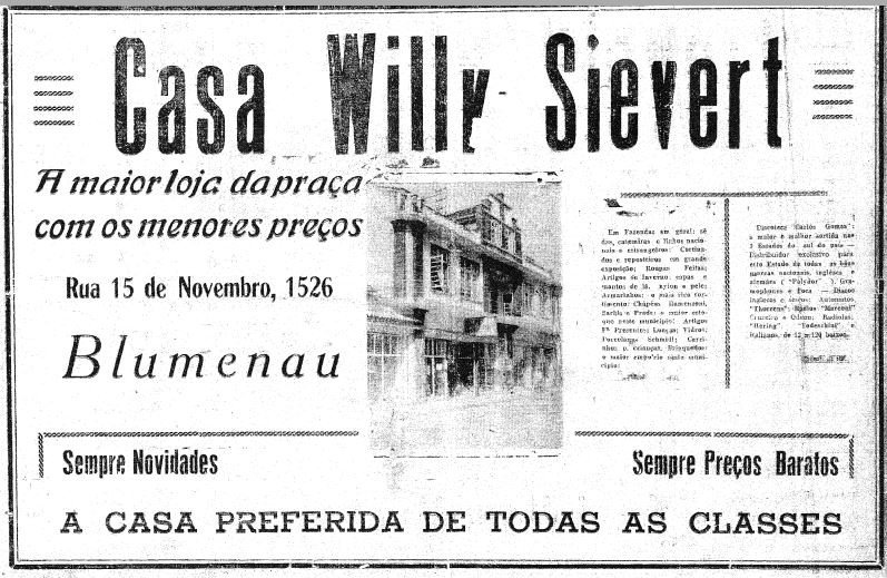 Flier da Casa Willy Sievert